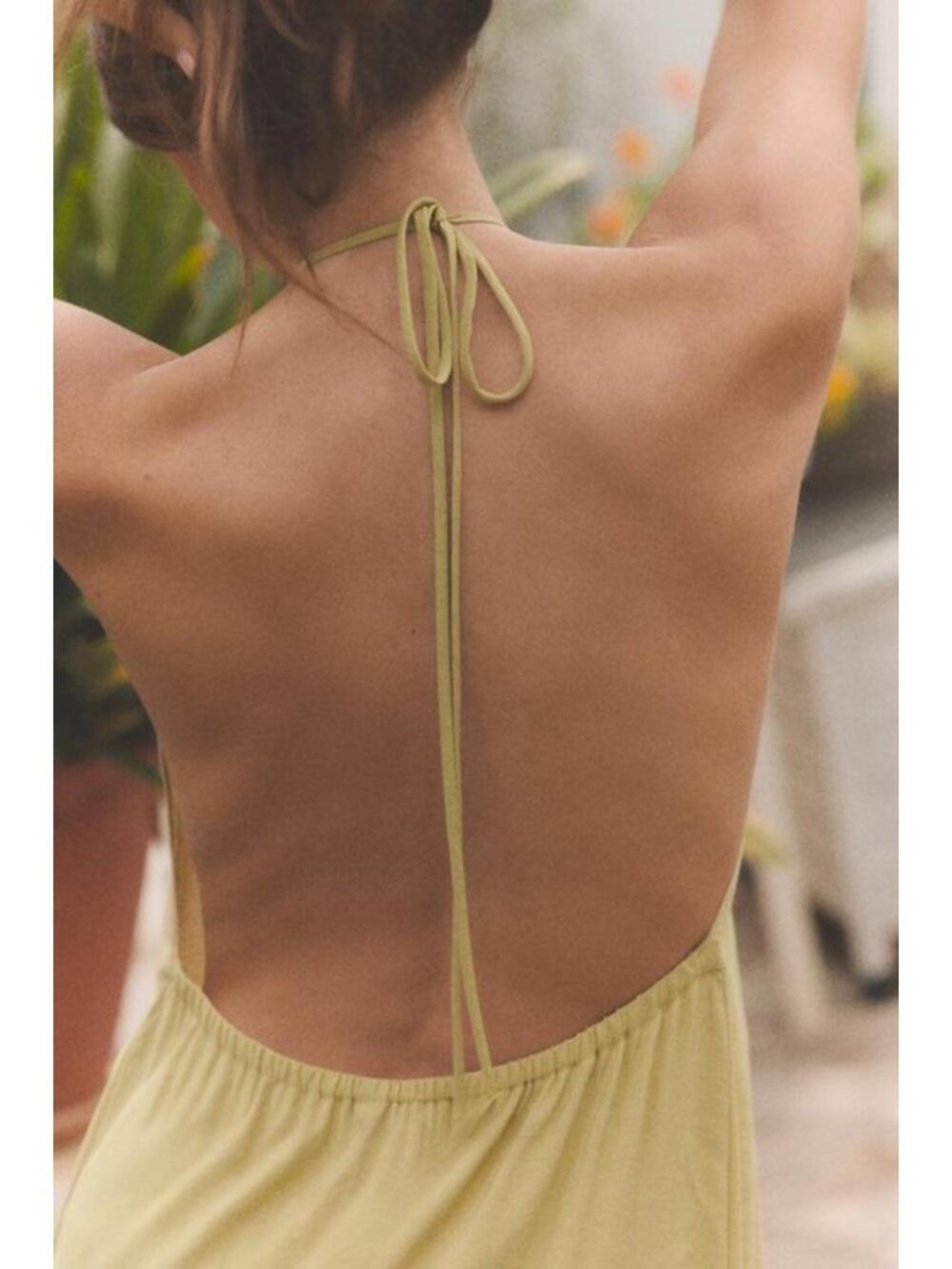 ZARA FLOWY HALTER DRESS - Picture 7 of 10